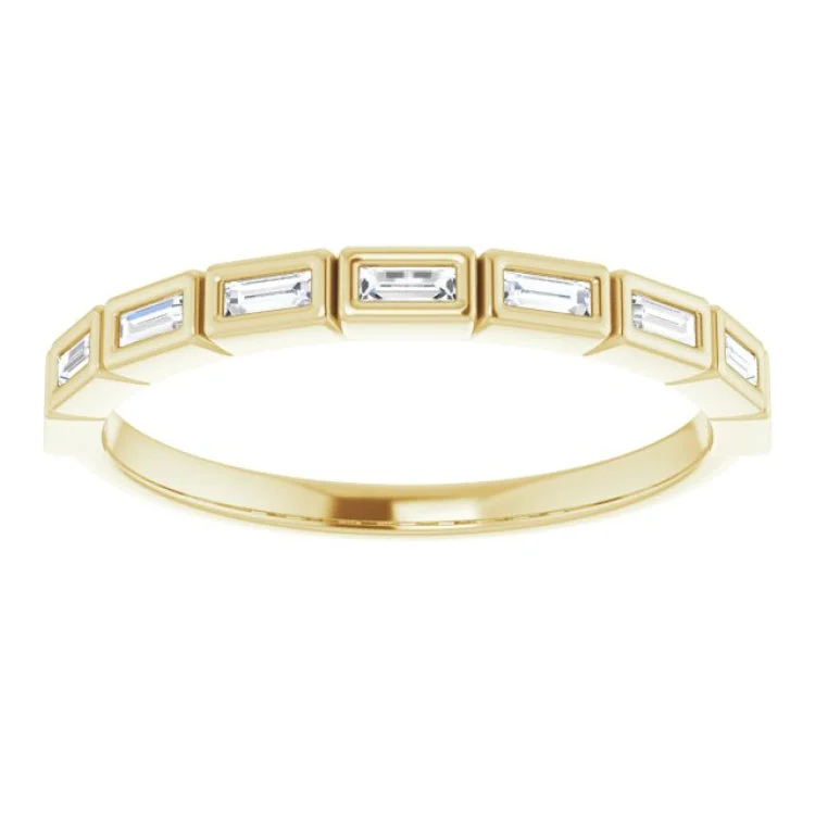 women’s cuff rings-14K Yellow 1/5 CTW Natural Diamond Anniversary Band