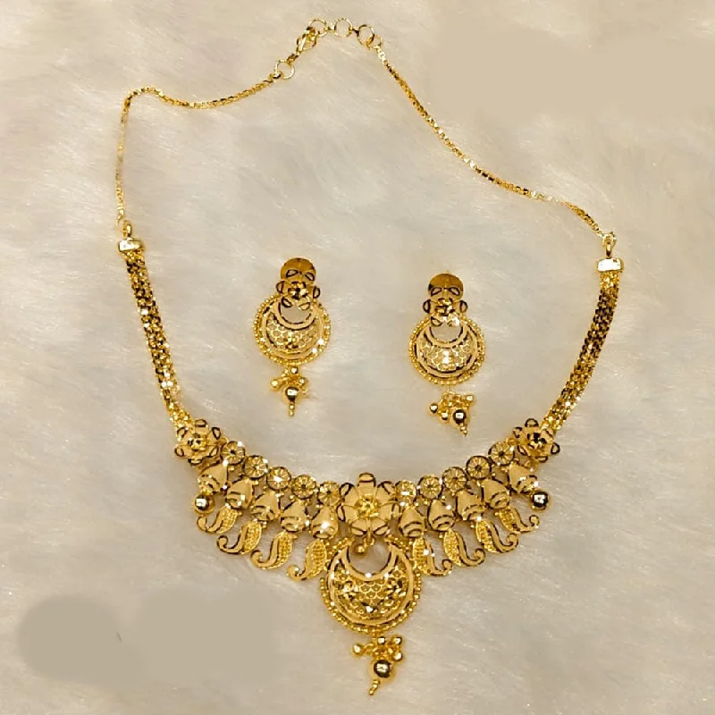 gold-chain necklaces for women-Sunrise Gold Forming Necklace Set