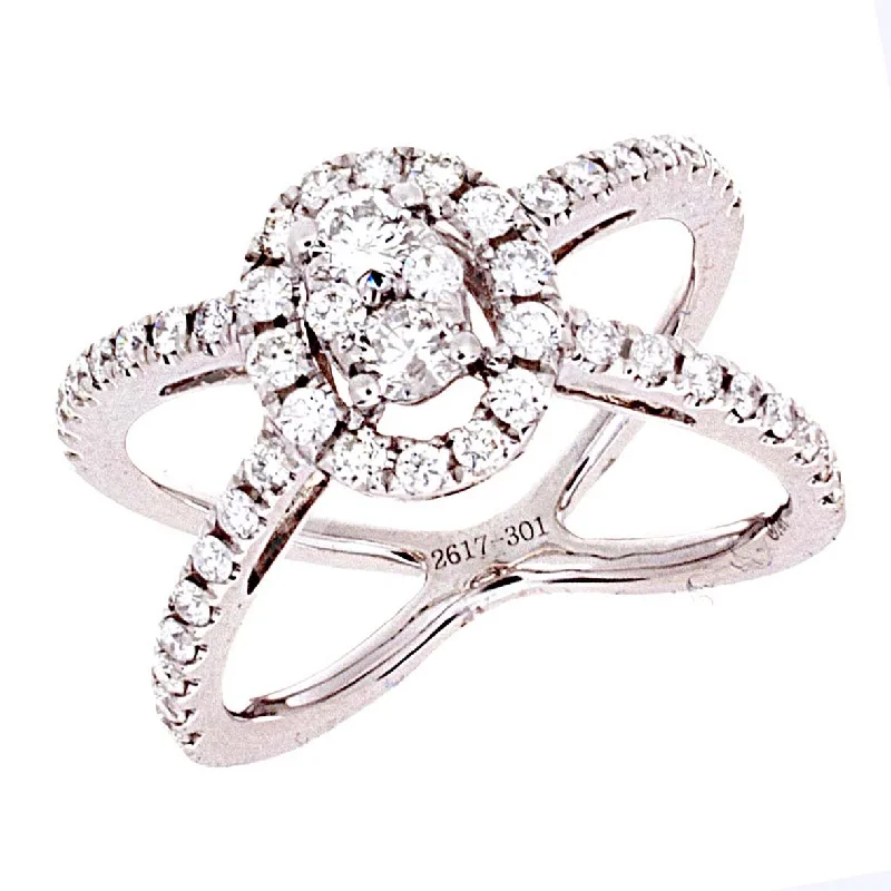 women’s princess-cut engagement rings-Diamond Ring