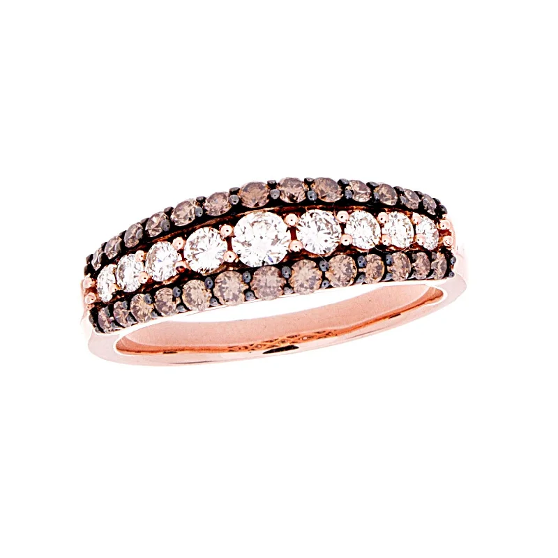 gold engagement rings with diamonds-Choco Diamond Ring