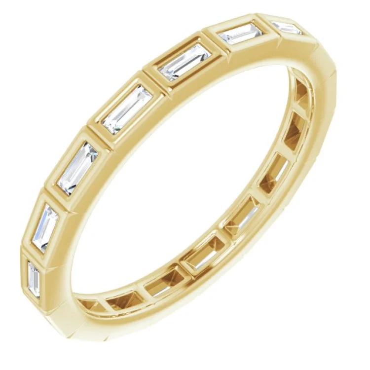 women’s bridal rings-14K Yellow 1/3 CTW Diamond Eternity Band