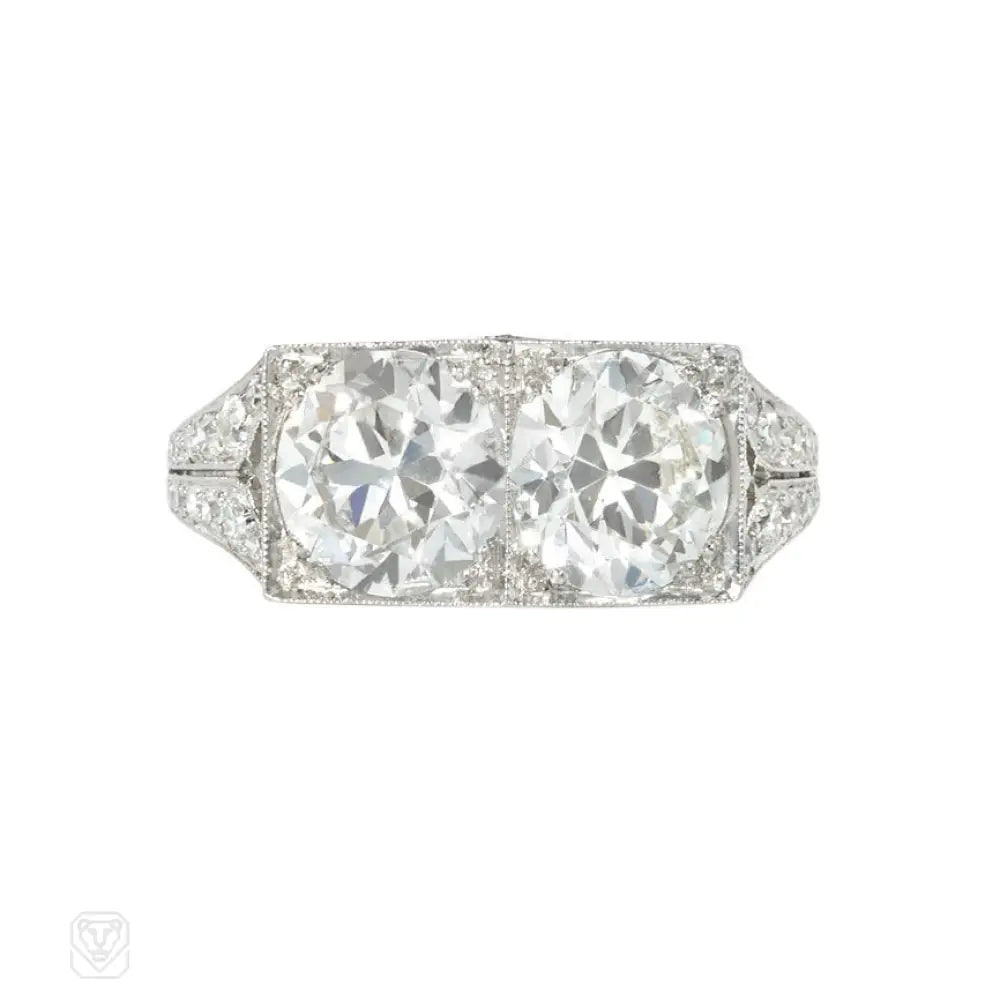 women’s designer engagement rings-Edwardian diamond ring, J.E Caldwell