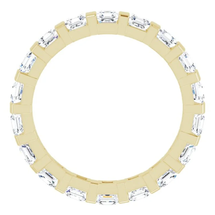 classic rings for women-14K Yellow 1 3/4 CTW Natural Diamond Eternity Band Size 6