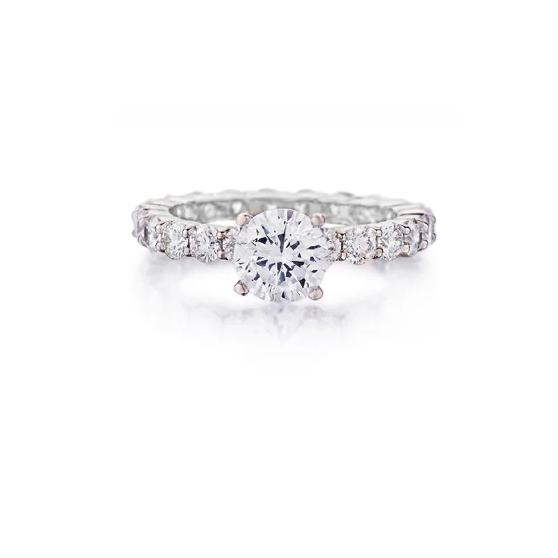 affordable diamond engagement rings-Round Brilliant Cut Diamond Ring