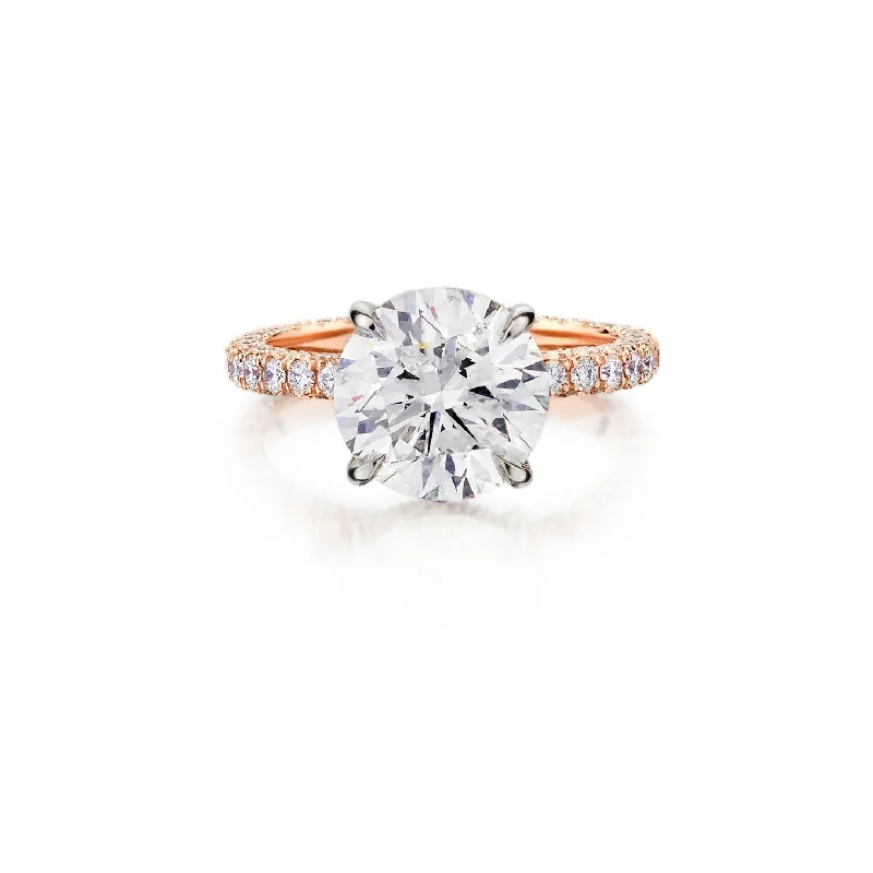 women’s vintage-inspired wedding rings-Round Brilliant Cut Diamond Ring