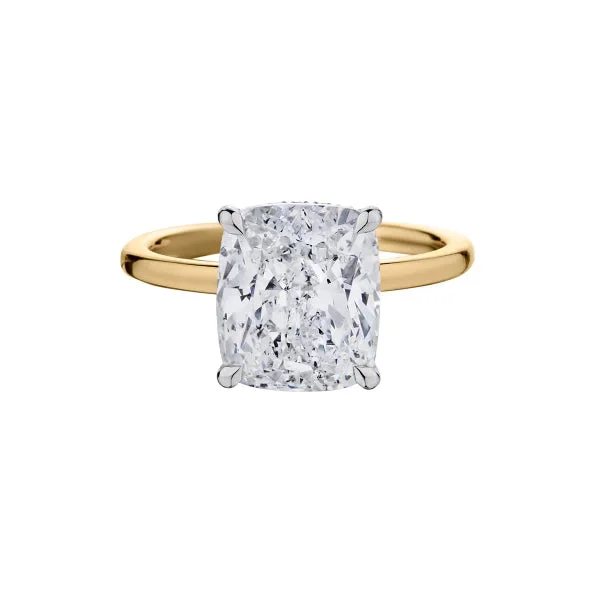 women’s wedding engagement rings-CUSHION CUT DIAMOND RING