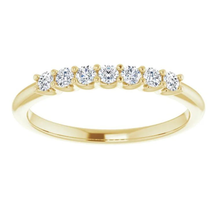 classic rings for women-14K Yellow 1/5 CTW Natural Diamond Anniversary Band