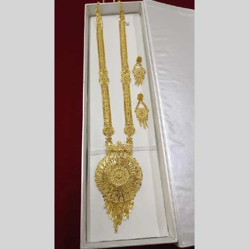 vintage-style necklaces for women-Pari Art Jewellery Forming Long Necklace Set