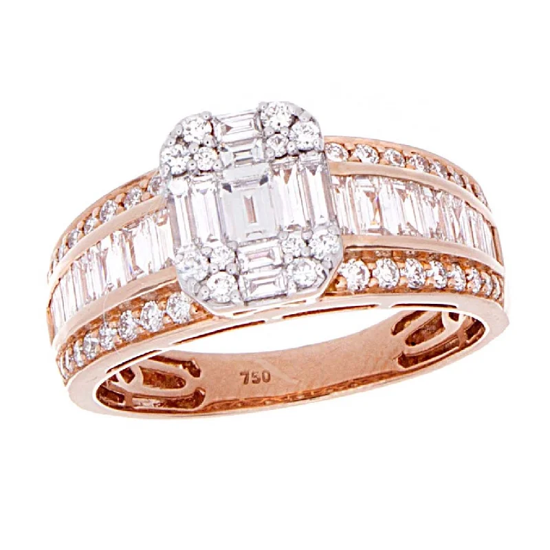 women’s two-stone engagement rings-Diamond Ring