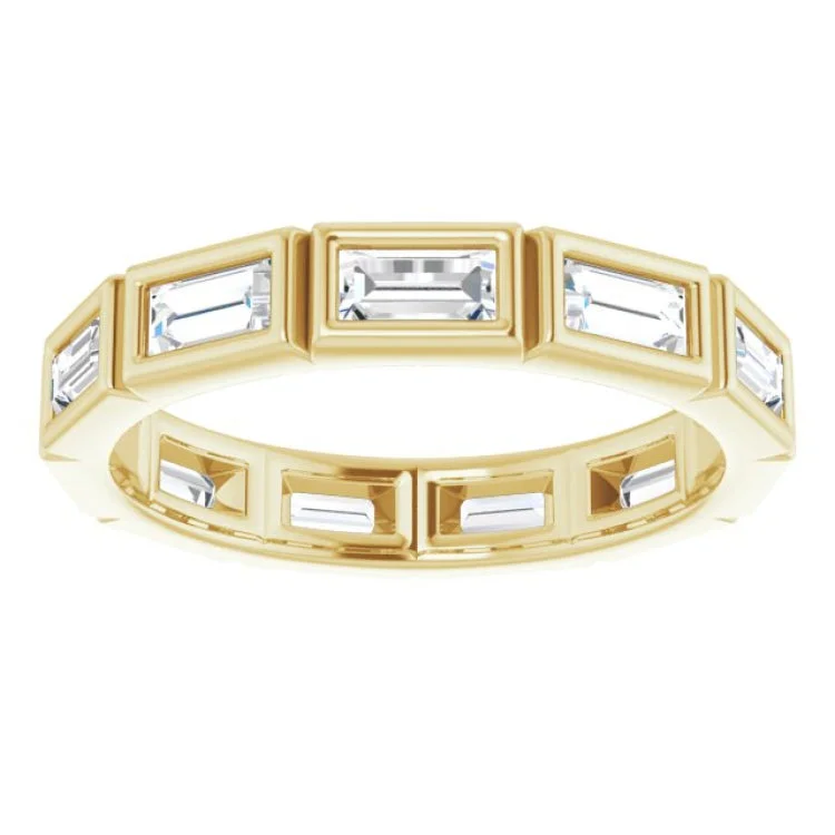 diamond rings for women-14K Yellow 1 3/8 CTW Diamond Eternity Band