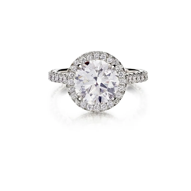 women’s classic diamond engagement rings-Round Brilliant Cut Diamond Ring