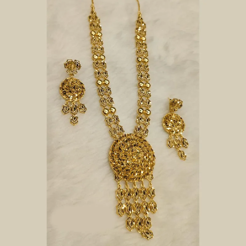 layered necklaces for women-Sunrise Gold Forming Necklace Set