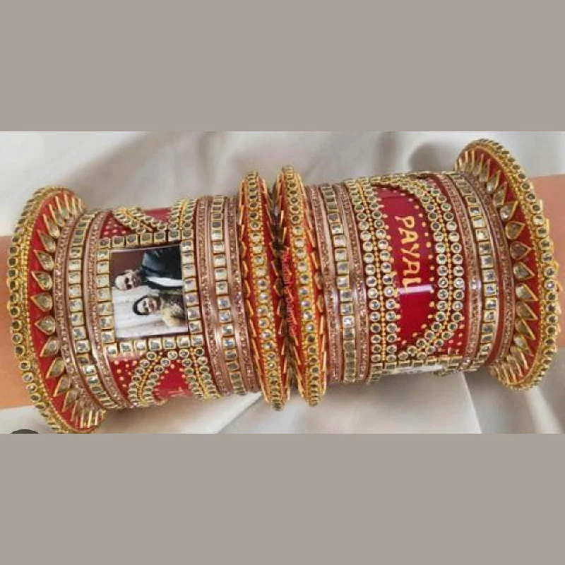 women’s personalized bangles-Martina Jewels Traditional Acrylic Bangles Set