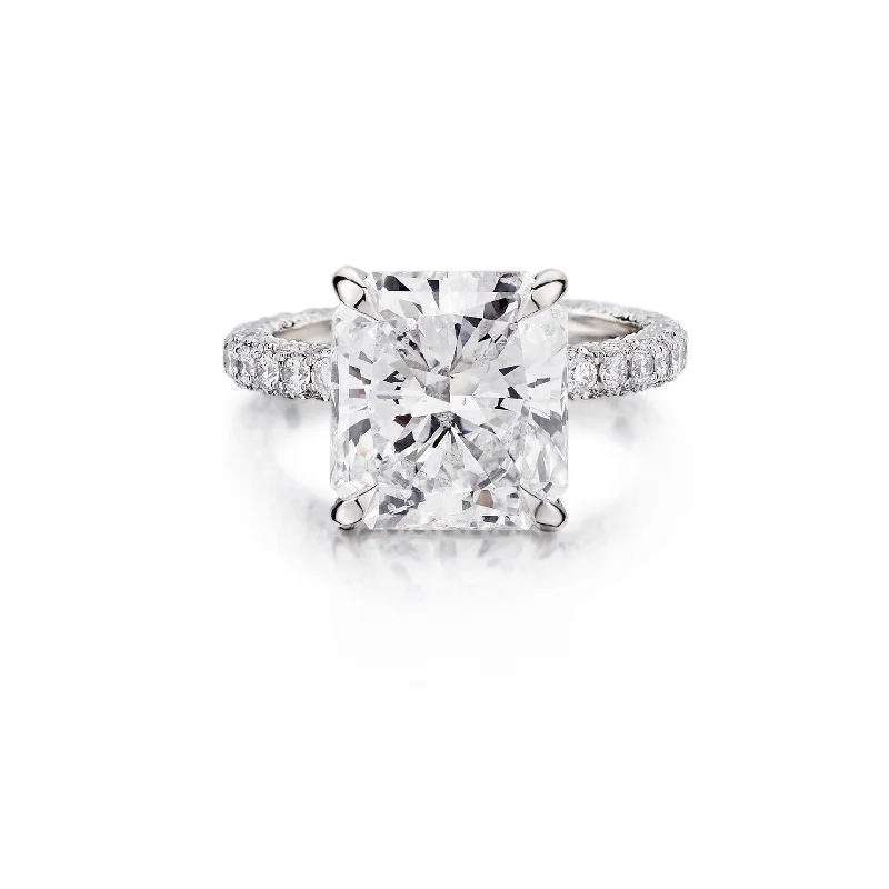 women’s custom round-cut engagement rings-Radiant Cut Diamond Ring