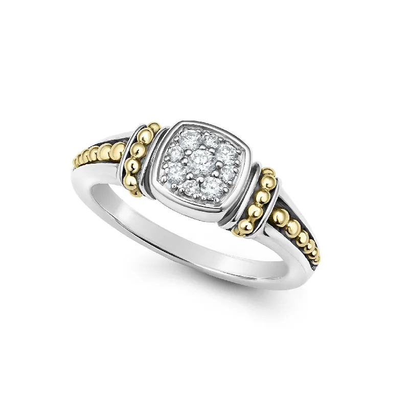 women’s large diamond engagement rings-Rittenhouse Two-Tone Diamond Ring